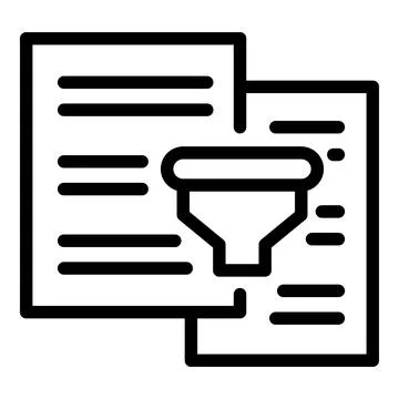 Test papers icon outline vector. Education development イラスト素材