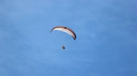 Test paragliding Vídeo Stock 44202562