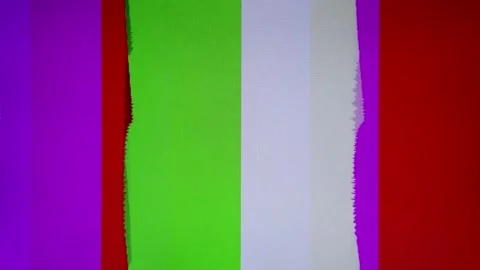 Test Pattern Analog Glitch 01 Vídeos de archivo 133144924