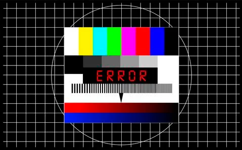 Test pattern with caption no signal,offline,disturbance,error sign,vector ill 스톡 일러스트