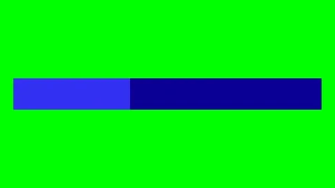 Test pattern with color bars and green background for display calibration Stock Footage 336610652