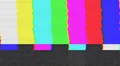 Test pattern TV, bad signal (24 fps) HD Footage