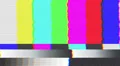 Test pattern TV, bad signal (25 fps) HD Footage