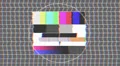 Test pattern TV, bad signal (29,97 fps) HD Footage