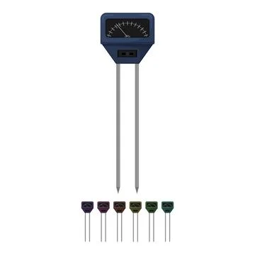 Test ph meter color icon vector graphic イラスト素材