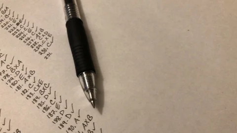 Test Preparation Studying Stock Footage 105272874