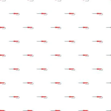 Test probe seamless pattern for electrical engineering Stockillustratie