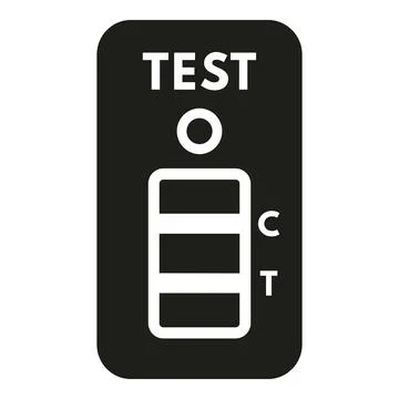 Test rapid icon simple vector. Clinic kit Illustrazione stock
