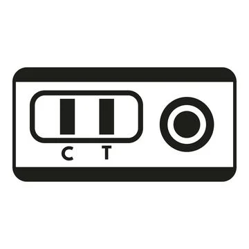 Test result icon simple vector. Medical lab Illustrazione stock