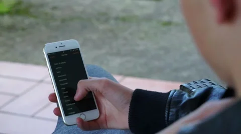 Test ringer Iphone 7 스톡 동영상 67858011