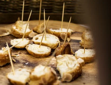 Test Sample of Fresh Baked Bakery Bread Products Stock Photos