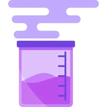 Test sample icon specimen analysis bottle vector イラスト素材