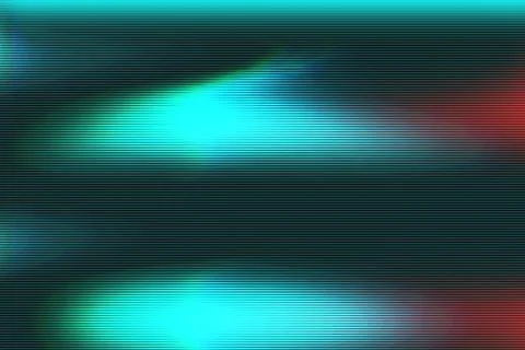 Test screen glitch texture background with horizontal light effects Stock Illustration