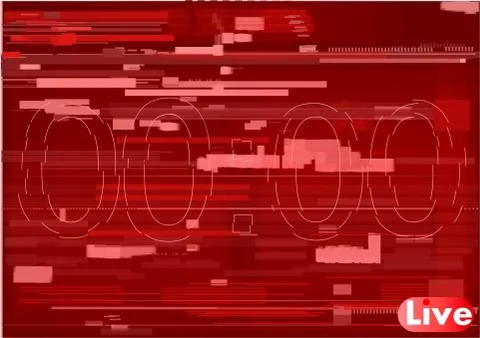 Test Screen Glitch Texture, live broadcast, stream Ilustración de archivo