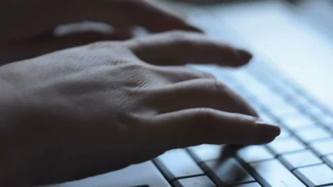 Test set on the keyboard Stock Footage 86898575