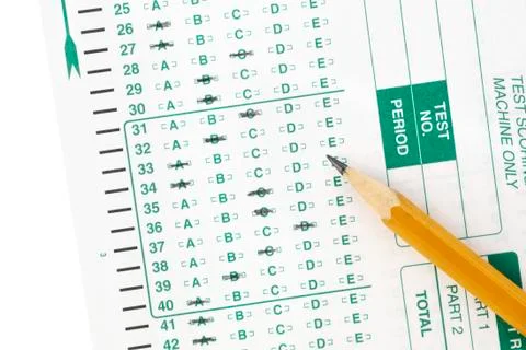 Test sheet Stock Photos