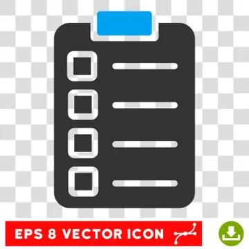 Test Task Eps Vector Icon Stock Illustration