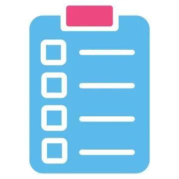 Test task icon from Business Bicolor Set 스톡 일러스트