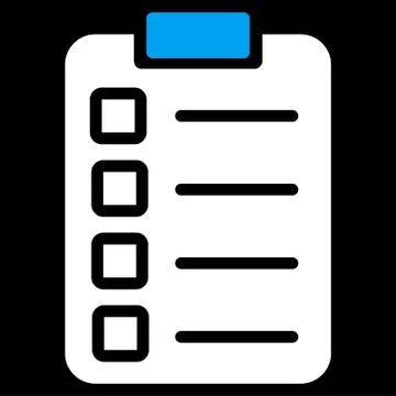 Test task icon from Business Bicolor Set 스톡 일러스트