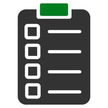 Test task icon from Business Bicolor Set 스톡 일러스트