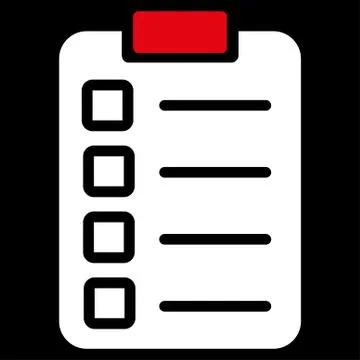 Test task icon from Business Bicolor Set 스톡 일러스트