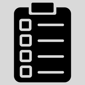 Test task icon from Business Bicolor Set 스톡 일러스트