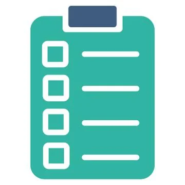 Test task icon from Business Bicolor Set 스톡 일러스트