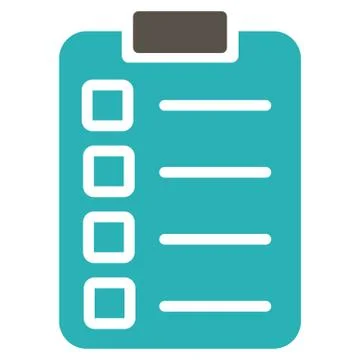 Test task icon from Business Bicolor Set 스톡 일러스트