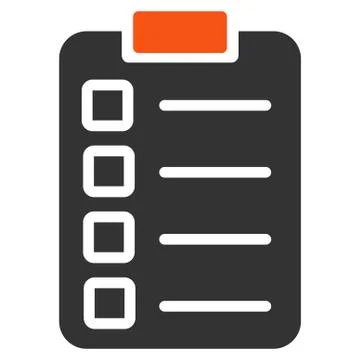 Test task icon from Business Bicolor Set 스톡 일러스트