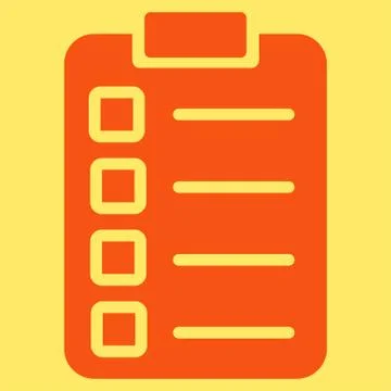 Test task icon from Business Bicolor Set Illustrazione stock