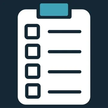 Test task icon from Business Bicolor Set 스톡 일러스트