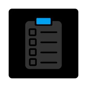 Test task icon Illustrazione stock
