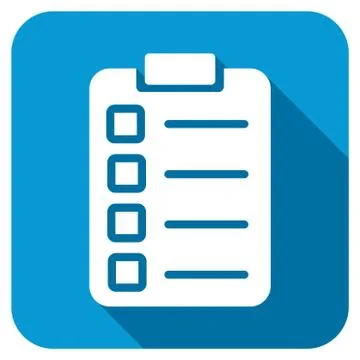 Test Task Longshadow Icon Stock Illustration
