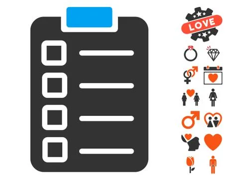 Test Task Pictograph With Bonus Illustrazione stock