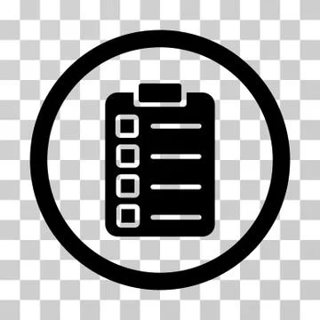 Test Task Vector Icon Illustrazione stock