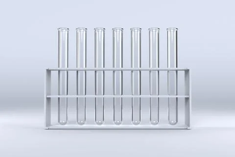 Test tube with chemical solution Stock Illustration