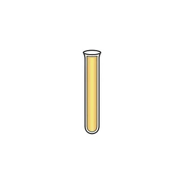 Test tube computer symbol Stock Illustration