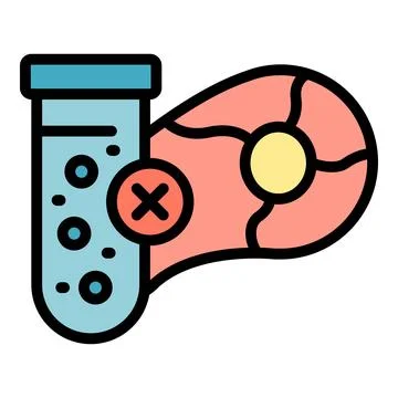 Test tube control icon vector flat Stock Illustration