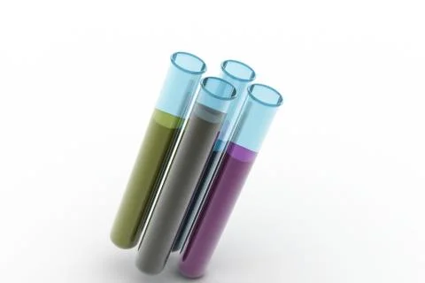 Test tube for experiments Free Stock Illustration