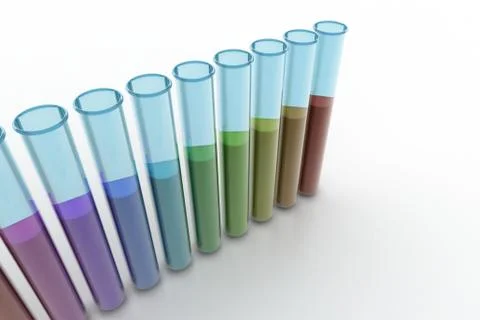 Test tube for experiments Free Stock Illustration