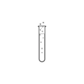 Test tube. flat vector icon Stock Illustration