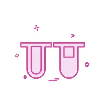 Test Tube icon design vector Illustrazione stock