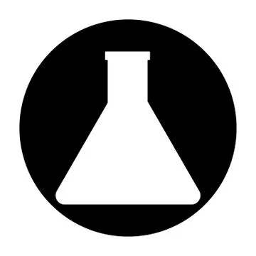 Test tube icon design vector Stock Illustration