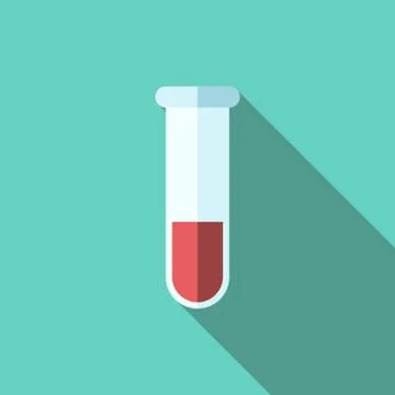 Test tube icon Stock Illustration