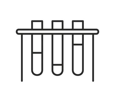 Test tube icon Stock Illustration
