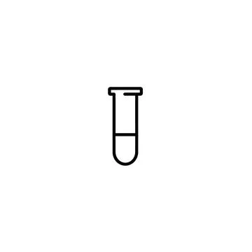 Test tube icon Stock Illustration