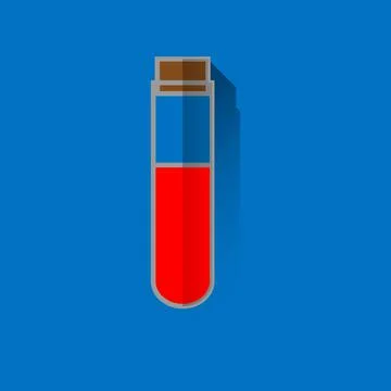Test tube icon, laboratory vector, Medicine symbol Stock Illustration