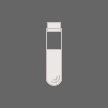 Test tube icon, laboratory vector, Medicine symbol Stock Illustration