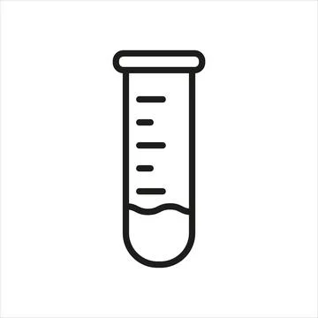 Test tube icon vector design templates simple and modern Stock Illustration