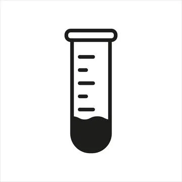 Test tube icon vector design templates simple and modern Stock Illustration